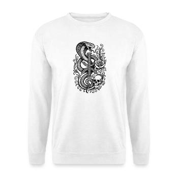 Abstract Design Amazigh Symbol YAZ - Unisex Sweatshirt - white - Front