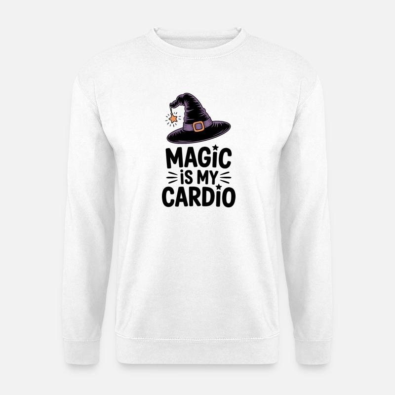 magicMagic is My Cardio - Unisex Sweatshirt - white