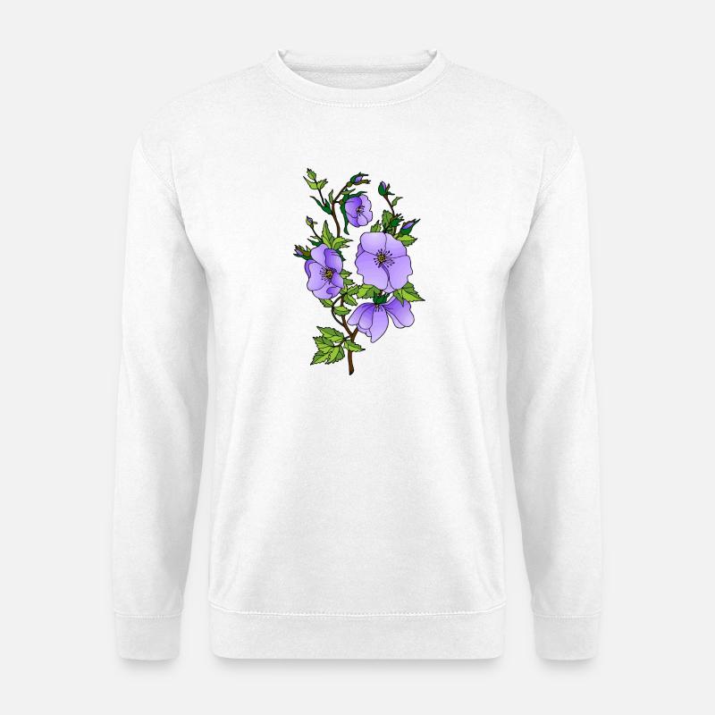 Blumen - Unisex Pullover - Weiß