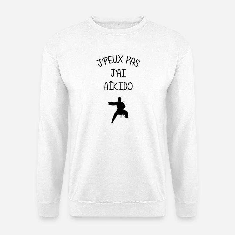 I can't I have Aikido - Unisex Sweatshirt - white