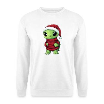 Turtle Christmas Xmas - Unisex Sweatshirt - white - Front