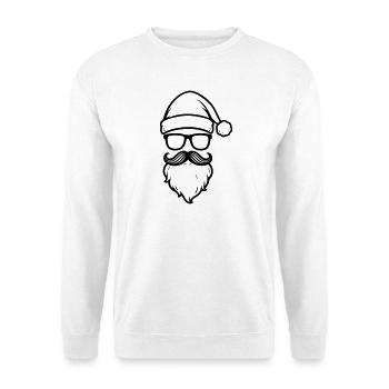 Santa Cool - Unisex Sweatshirt - white - Front