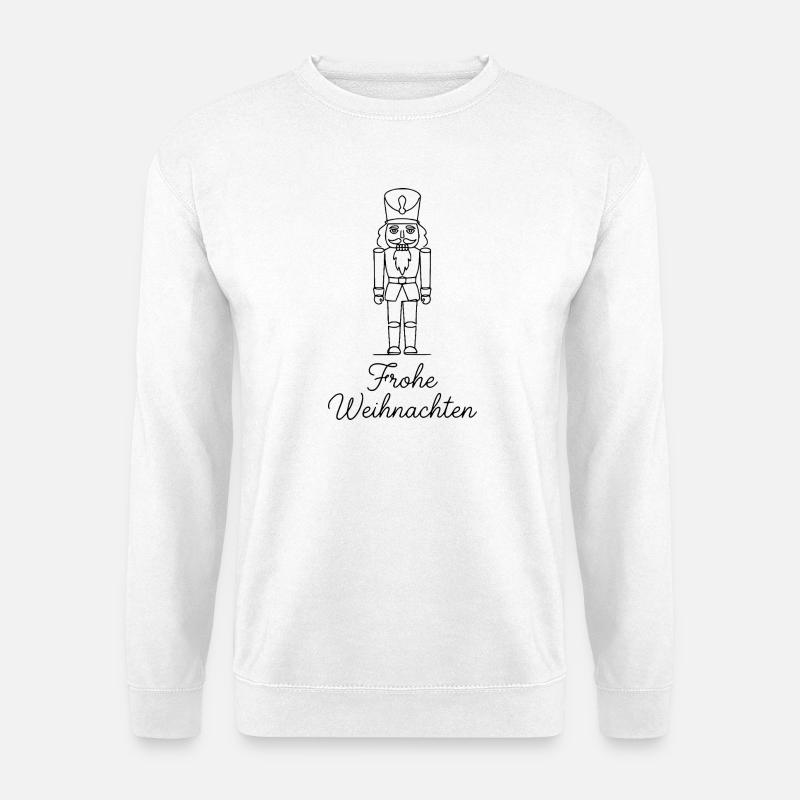 Traditional Nutcracker – Christmas Design Classic - Unisex Sweatshirt - white