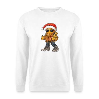Qualle Weihnachten Winter - Unisex Pullover - Weiß - Vorne