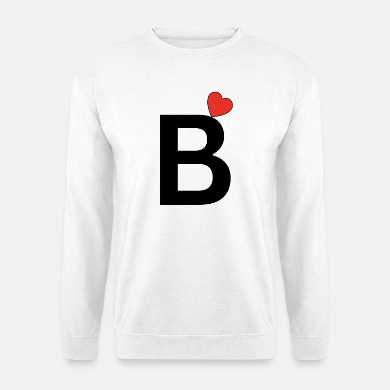 b - Unisex Sweatshirt - white