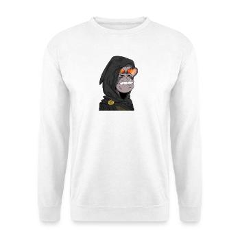 Ape Glutaugen - Unisex Pullover - Weiß - Vorne
