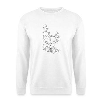 Windsurfing in a nutshell - Unisex Sweatshirt - white - Front