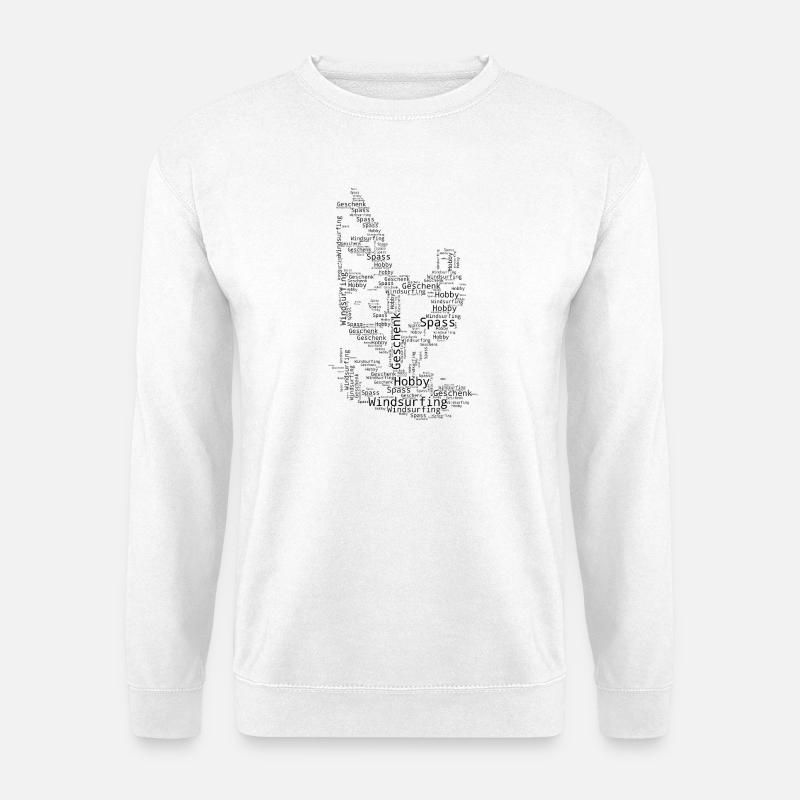 Windsurfing in a nutshell - Unisex Sweatshirt - white