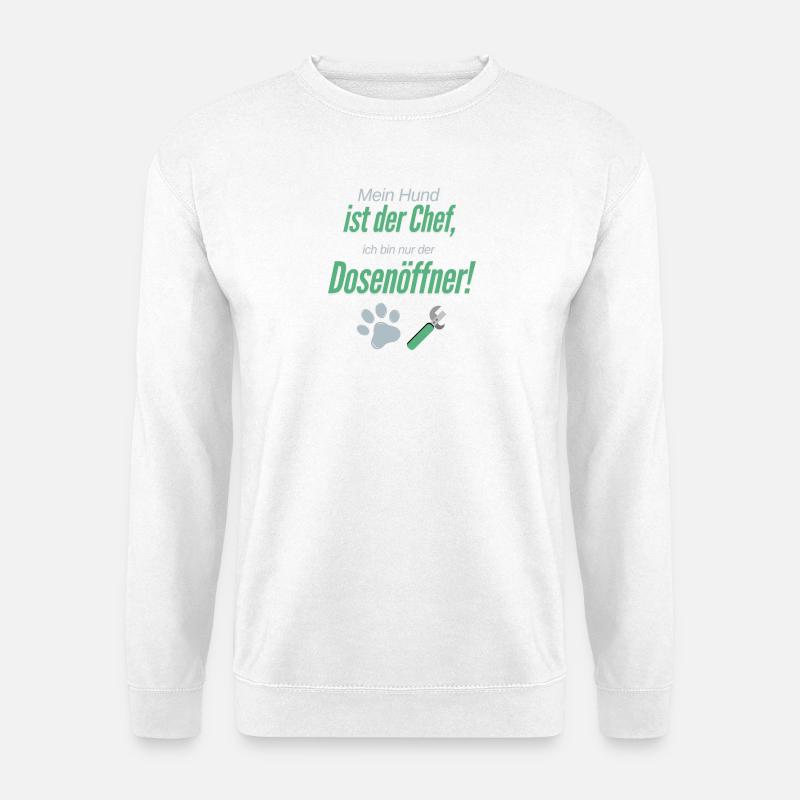 Dosenoffner - Unisex Pullover - Weiß