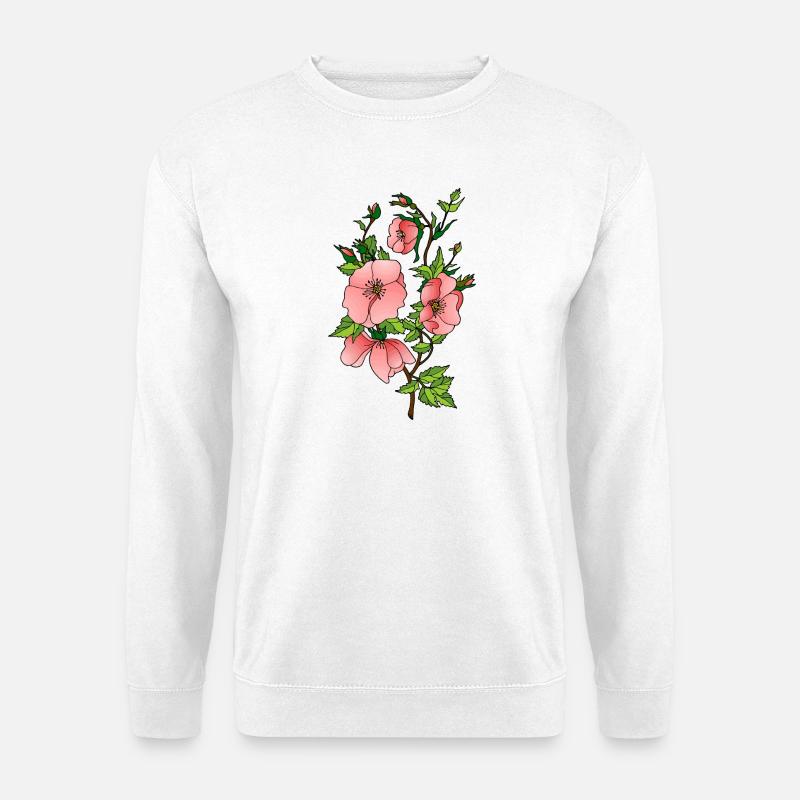 Blumen - Unisex Pullover - Weiß