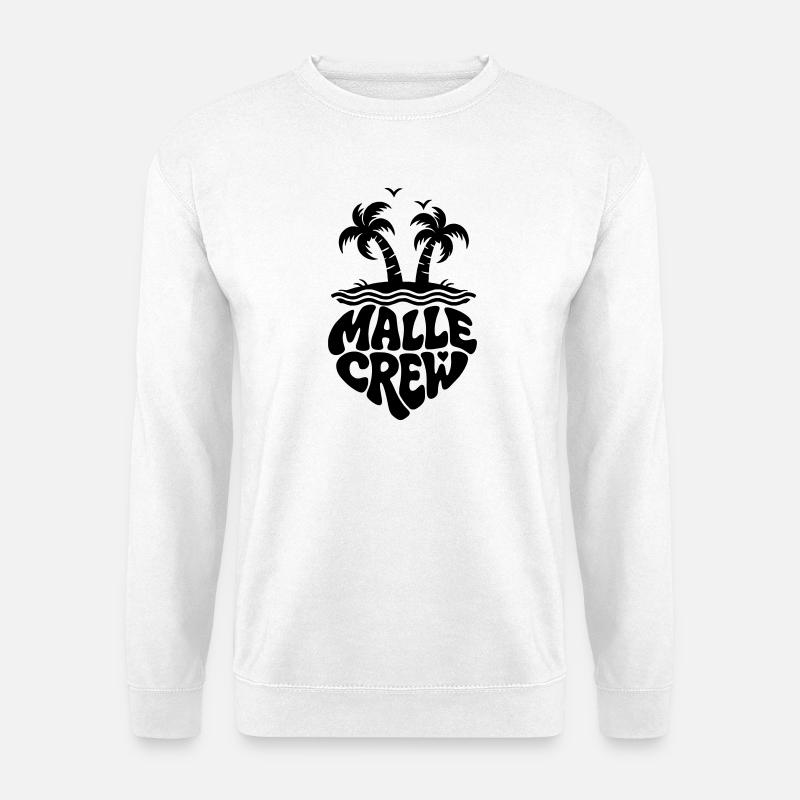 Mallorca Crew - Unisex Sweatshirt - white