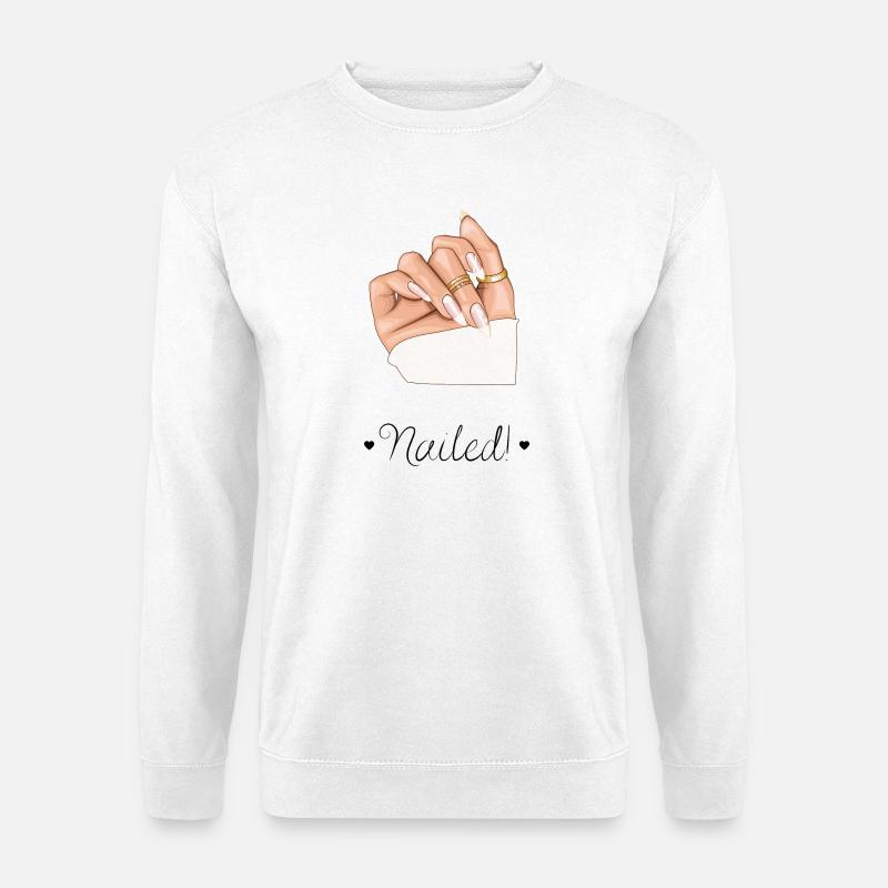 Nailed! Design - creme - Unisex Pullover - Weiß