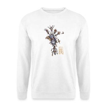 Organic Birdy Plankton - Unisex Sweatshirt - white - Front