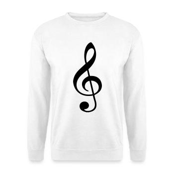 Clef - Unisex Sweatshirt - white - Front