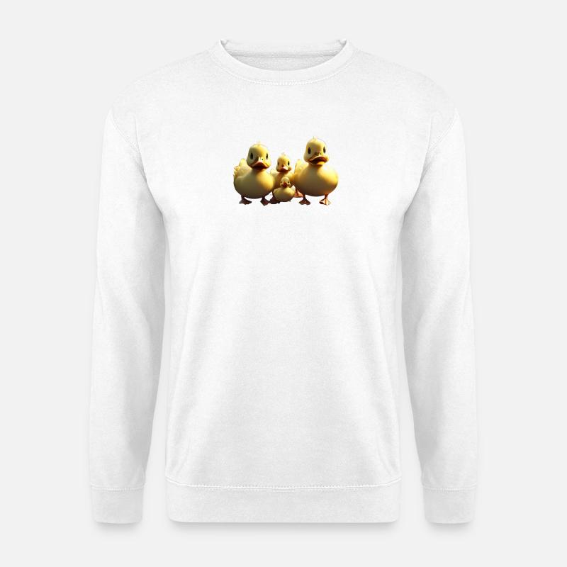 Entenfamilie - Unisex Pullover - Weiß