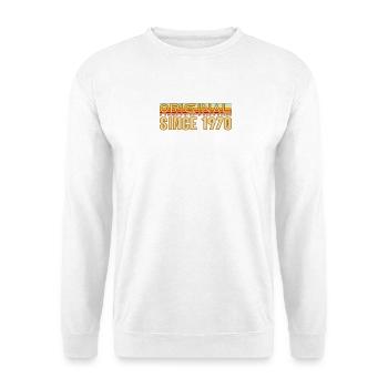 Original Depuis 1970 Logo Rétro - Sweat-shirt Unisexe - blanc - Devant