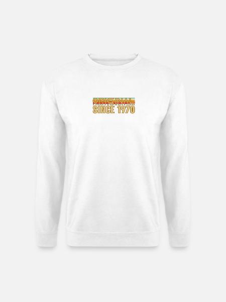 Original Depuis 1970 Logo Rétro - Sweat-shirt Unisexe - blanc