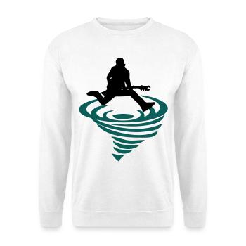 Rocker emblem - Unisex Sweatshirt - white - Front