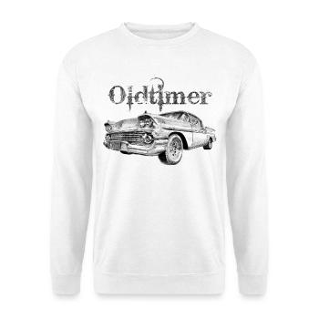 Oldtimer - Sweat-shirt Unisexe - blanc - Devant