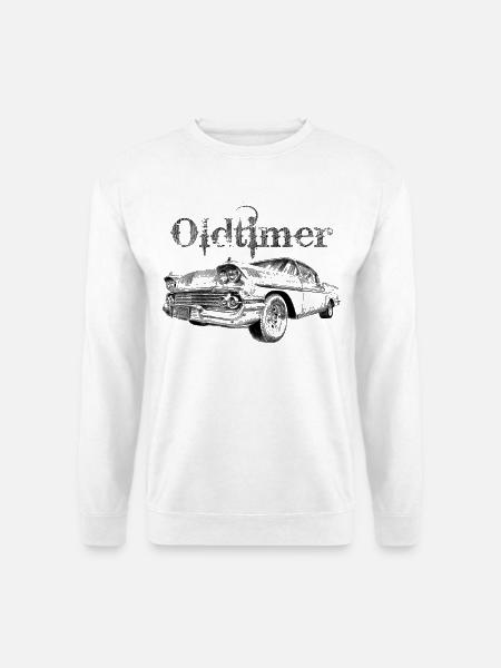 Oldtimer - Sweat-shirt Unisexe - blanc
