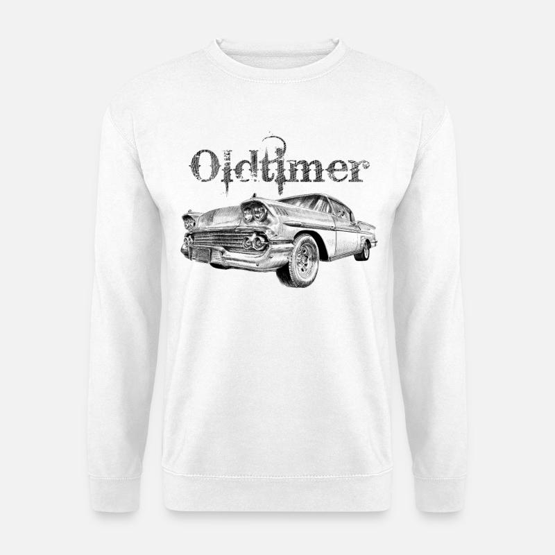 Oldtimer - Sweat-shirt Unisexe - blanc