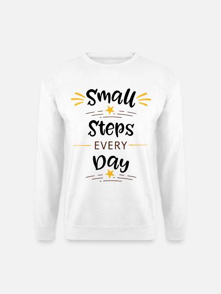 Chaque instant brille Emblème de l’Étoile - Sweat-shirt Unisexe - blanc