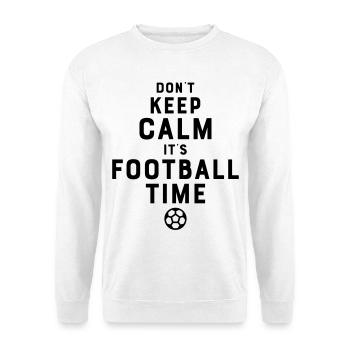 Football Time - Sweat-shirt Unisexe - blanc - Devant