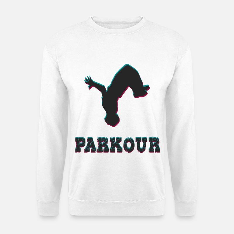 Parkour - Unisex Sweatshirt - white
