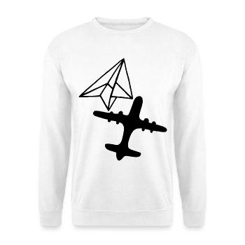 Rêve de grandeur (noir) - Sweat-shirt Unisexe - blanc - Devant