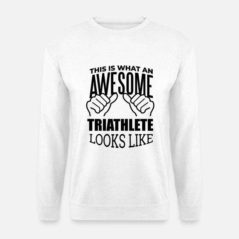 Triathlon - Unisex Sweatshirt - white
