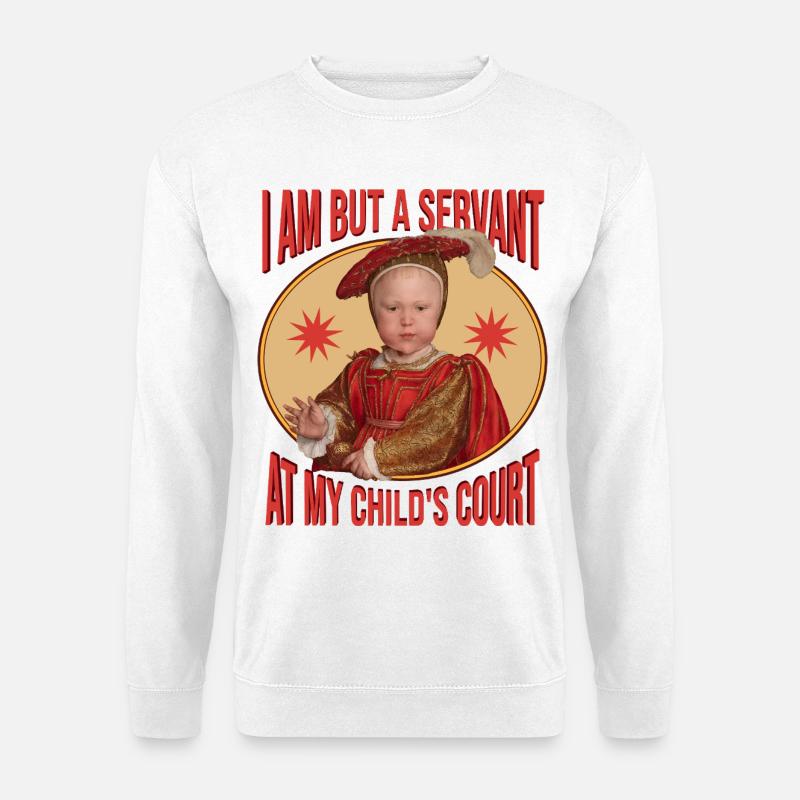 Renaissance Parenting Ironie - Unisex Pullover - Weiß