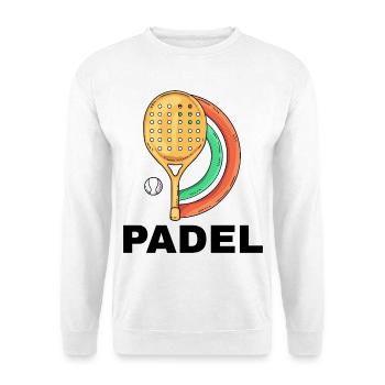 I can't I have padel - Unisex Sweatshirt - white - Front