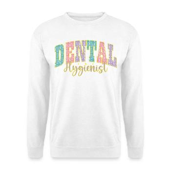 Hygiéniste dentaire Palette de couleurs Hygiéniste dentaire - Sweat-shirt Unisexe - blanc - Devant