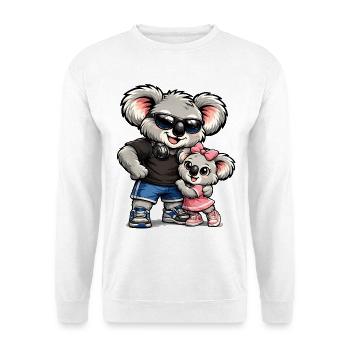 Cute Koala – Big Brother - Unisex Sweatshirt - white - Front