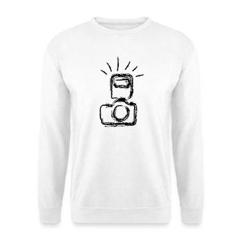 camera - Unisex Sweatshirt - white - Front