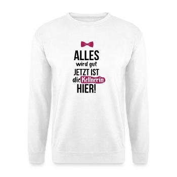 KELLNERIN: Alles Wird Gut - Unisex Pullover - Weiß - Vorne