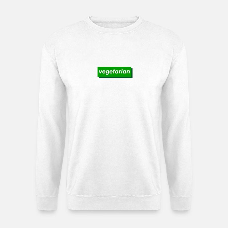 vegetarian - Unisex Pullover - Weiß
