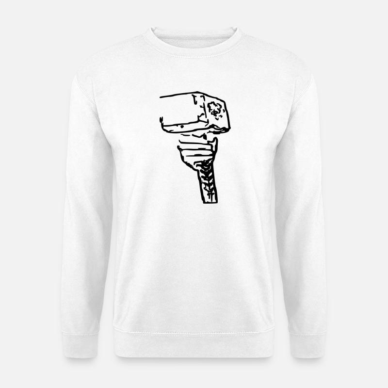 Thors Hammer - Unisex Pullover - Weiß