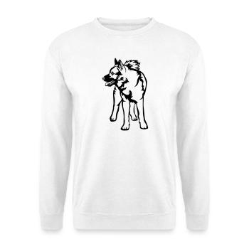 Norwegischer Elchhund - Unisex Pullover - Weiß - Vorne