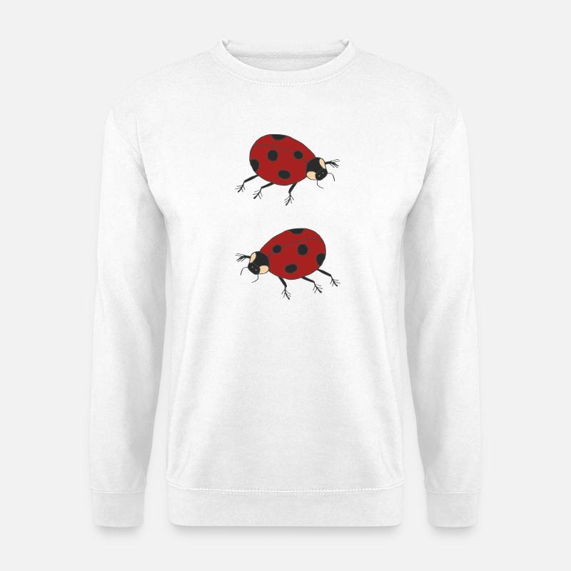 marienkäfer duo - Unisex Pullover - Weiß