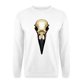 Rabenschädel - Unisex Pullover - Weiß - Vorne