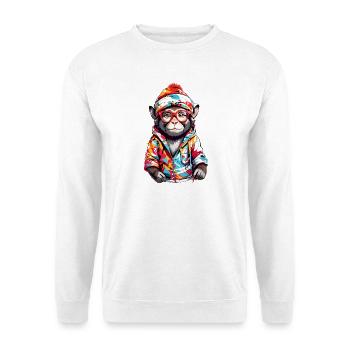 Cool monkey - Unisex Sweatshirt - white - Front