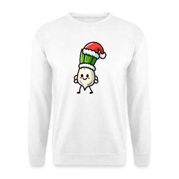 Nikolauch Oignon de printemps - Sweat-shirt Unisexe - blanc - Devant