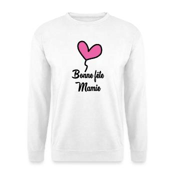 GRANNY. HAPPY BIRTHDAY. MOM. MOTHER'S DAY - Unisex Sweatshirt - white - Front