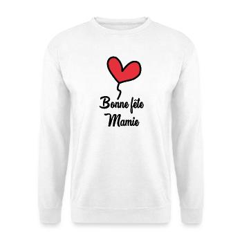 GRANNY. MOTHER'S DAY. HAPPY BIRTHDAY GRANDMA. I LOVE YOU - Unisex Sweatshirt - white - Front