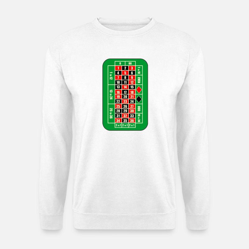 Tisch-Casino - Unisex Pullover - Weiß