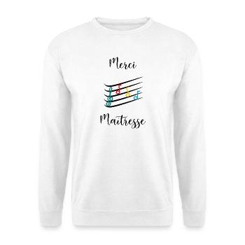 MISTRESS. THANK YOU. THANK YOU MISTRESS. MISTRESS - Unisex Sweatshirt - white - Front