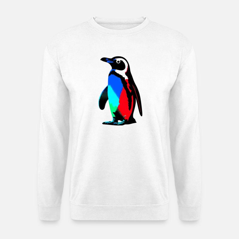 Pinguin - Unisex Pullover - Weiß