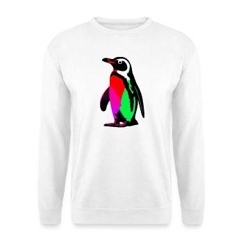 Pingouin - Sweat-shirt Unisexe - blanc - Devant