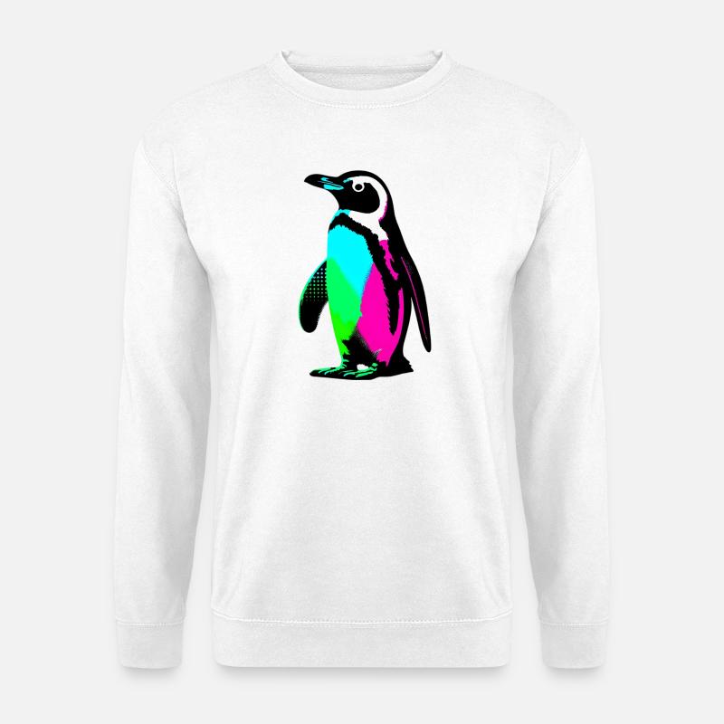 Penguin - Unisex Sweatshirt - white